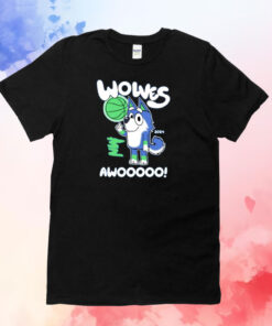 Minnesota Timberwolves Bluey Wolves Awooooo T-Shirts
