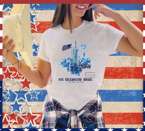 NYC Celebrates Israel one people one heart T-Shirt