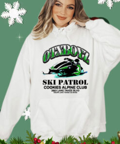 Otxboyz Ski Patrol Cookies Alpine Club 3601 Lake Tahoe BLVD Shirt