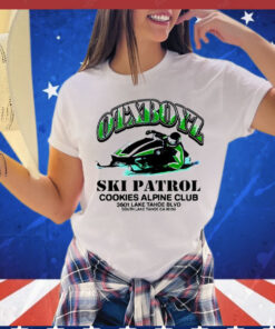 Otxboyz Ski Patrol Cookies Alpine Club 3601 Lake Tahoe BLVD Shirt