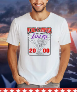 Pedro Pascal World Champions Los Angeles Lakers 2000 Shirt