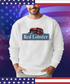 Red lobster seafood food restaurant logo T-Shirt