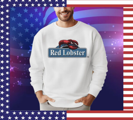 Red lobster seafood food restaurant logo T-Shirt