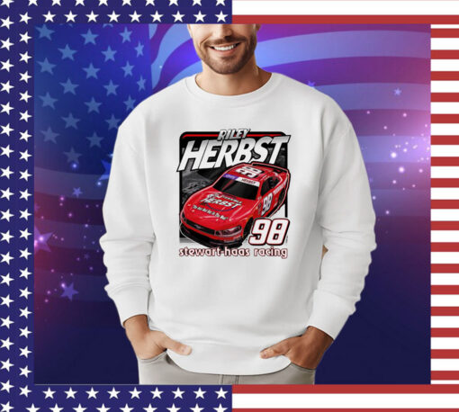 Riley Herbst 2024 Terrible Herbst Stewart-Haas Racing Shirt