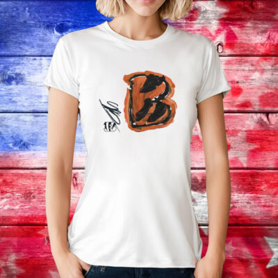 Rookies Paint Cincinnati Bengals by Jermaine Burton T-Shirts