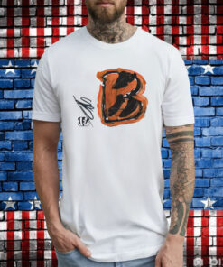 Rookies Paint Cincinnati Bengals by Jermaine Burton Tee