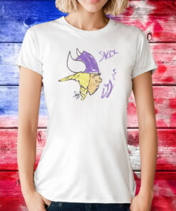 Rookies Paint Minnesota Vikings by Dallas Turner T-Shirt