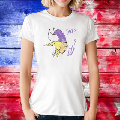 Rookies Paint Minnesota Vikings by Dallas Turner T-Shirt