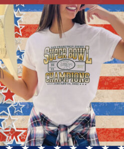 San Francisco 49ers Super Bowl XVI Champions T-Shirt