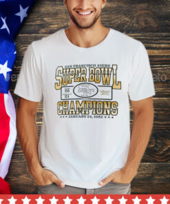 San Francisco 49ers Super Bowl XVI Champions T-Shirt