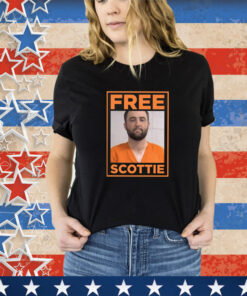 Scottie Scheffler Mugshot Free Scottie T-Shirt