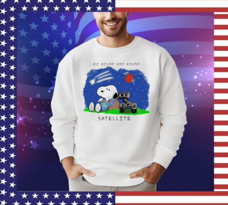 Snoopy I go round and round satellite Shirt