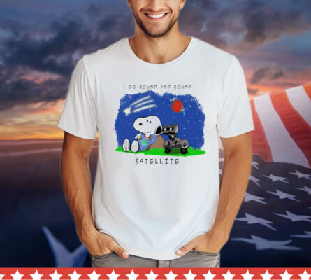 Snoopy I go round and round satellite Shirt