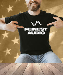 Stuart Feiner wearing feinest audio Shirt