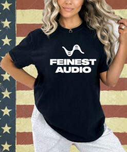 Stuart Feiner wearing feinest audio Shirt