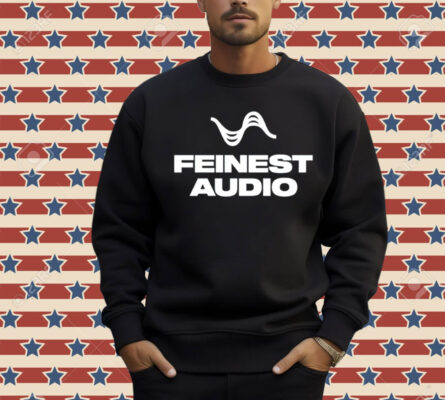 Stuart Feiner wearing feinest audio Shirt