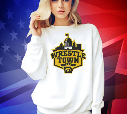 University Of Iowa Wrestle Town USA Shirt