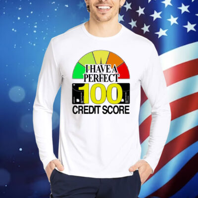 I have a perfect 100 credit score Shirt