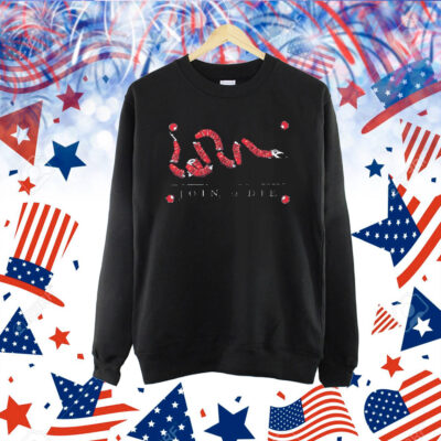 Official Snake Pocket Join Or Die Painting Shirt