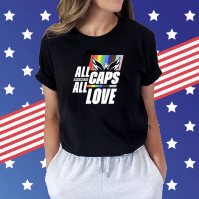 All Capital Pride 2024 Caps All Love T-Shirt