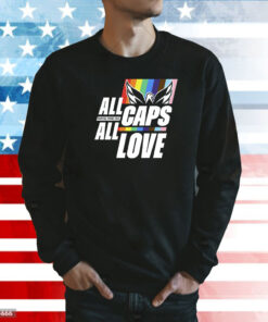 All Capital Pride 2024 Caps All Love T-Shirt