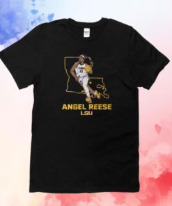 Angel Reese LSU State Star T-Shirt