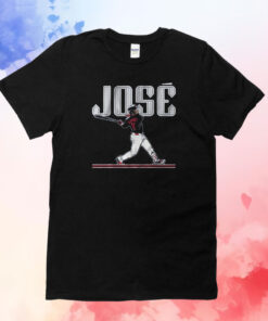 Jose Ramirez Slugger Swing Cleveland T-Shirt