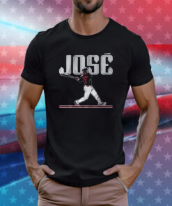 Jose Ramirez Slugger Swing Cleveland T-Shirt