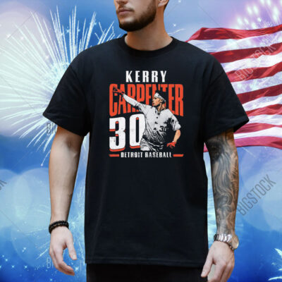 Kerry Carpenter Detroit Player Name Shirt