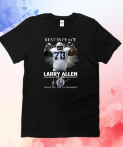 Larry Allen Rest In Peace Thank You For The Memories T-Shirt