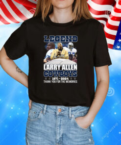 Legend Larry Allen 1971-2024 Thank You For The Memories T-Shirt