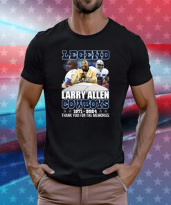 Legend Larry Allen 1971-2024 Thank You For The Memories T-Shirt