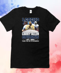 Legend Larry Allen 1971-2024 Thank You For The Memories T-Shirt