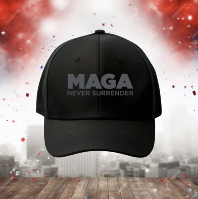 MAGA Never Surrender Black Hat