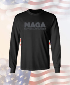 MAGA Never Surrender Black Longsleeve
