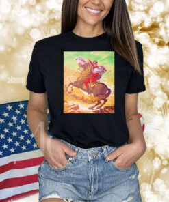 Maximilian Dood wearing raul julia as m bison crossing the alps Shirt