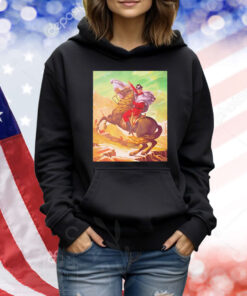 Maximilian Dood wearing raul julia as m bison crossing the alps Shirt