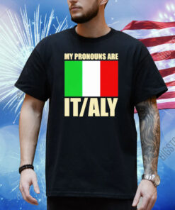 My pronouns are Italy flag Shirt