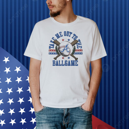 Official Atlanta Braves Take Me Out To The Ballgame 2024 Shirt