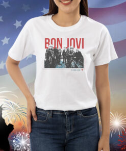 Official Bonjovi Forever Band Cut Out Shirt