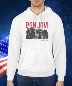 Official Bonjovi Forever Band Cut Out Shirt