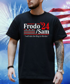 Official Frodo And Sam 2024 I Will Take The Ring To Mordor Viggo Mortensen Shirt