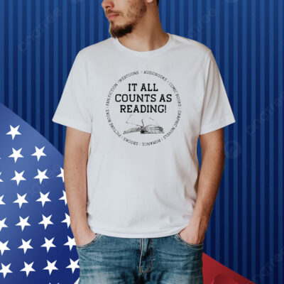 Official It All Counts As Reading Shirt