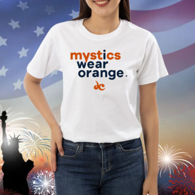 Official Karlie Samuelson Mystics Wear Orange Shirt