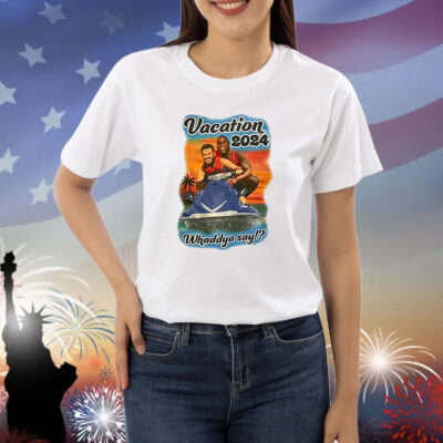Official Magic Johnson And Jimmy Kimmel Vacation 2024 Whaddya Say Shirt