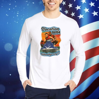 Official Magic Johnson And Jimmy Kimmel Vacation 2024 Whaddya Say Shirt