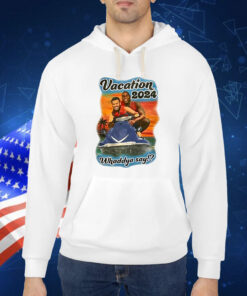 Official Magic Johnson And Jimmy Kimmel Vacation 2024 Whaddya Say Shirt