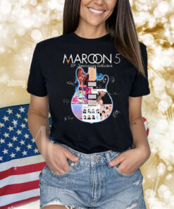 Official Maroon 5 Pop Band 30th Anniversary Collection Signatures Musicians Shirt
