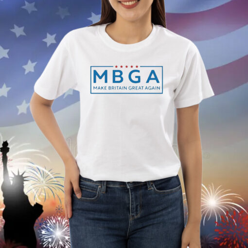 Official Mbga Make Britain Great Again Tee Shirt