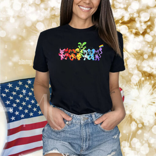 Official Poppy Playtime Smiling Critters Pride Shirt